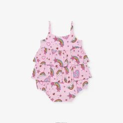 Posh Peanut Ruffled Bubble Romper Store