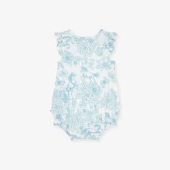 Posh Peanut Ruffled Bubble Romper Clearance