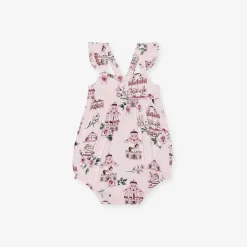 Posh Peanut Ruffled Bubble Romper Clearance