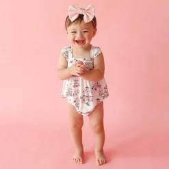 Posh Peanut Ruffled Bubble Romper Clearance