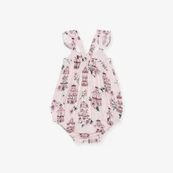 Posh Peanut Ruffled Bubble Romper Clearance