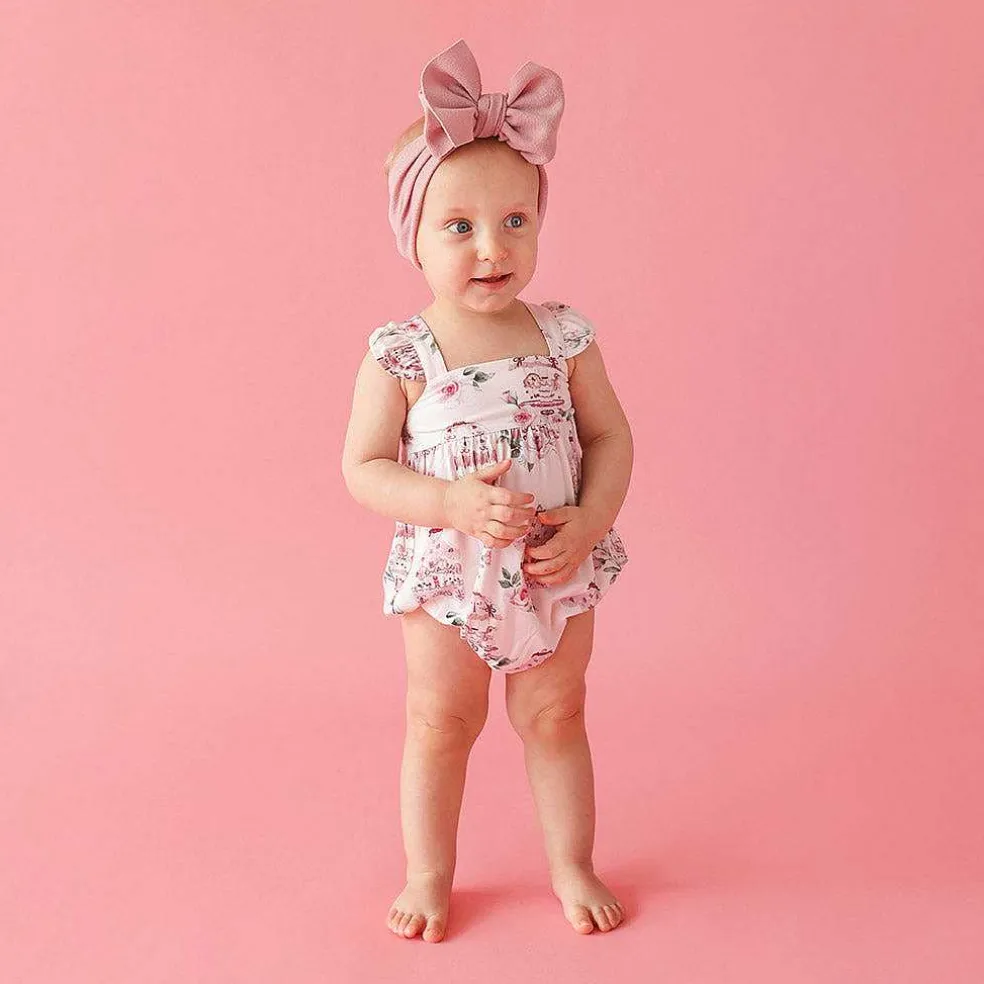Posh Peanut Ruffled Bubble Romper Clearance