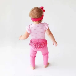 Posh Peanut Ruffled Bum Leggings New