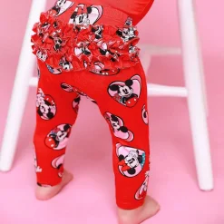 Posh Peanut Ruffled Bum Leggings Flash Sale