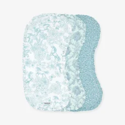 Posh Peanut Ruffled Burp Cloth Set Cheap