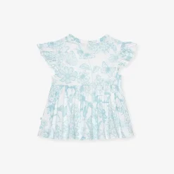 Posh Peanut Ruffled Cap Sleeve Peplum Ruffled Bummie Set Clearance
