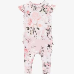Posh Peanut Ruffled Cap Sleeve Romper Shop