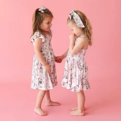 Posh Peanut Ruffled Cap Sleeve Twirl Dress Cheap