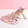 Posh Peanut Ruffled Hooded Towel New