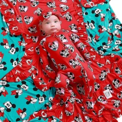 Posh Peanut Ruffled Luxe Patoo® Blanket Shop