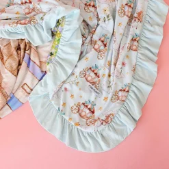 Posh Peanut Ruffled Luxe Patoo® Blanket Online