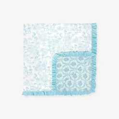 Posh Peanut Ruffled Luxe Patoo® Blanket Hot