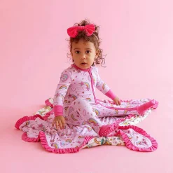 Posh Peanut Ruffled Luxette Patoo® Blanket Online