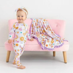 Posh Peanut Ruffled Luxette Patoo® Blanket Store