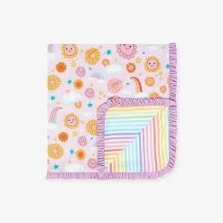 Posh Peanut Ruffled Luxette Patoo® Blanket Store