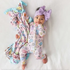 Posh Peanut Ruffled Luxette Patoo® Blanket Online