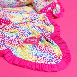 Posh Peanut Ruffled Luxette Patoo® Blanket Online