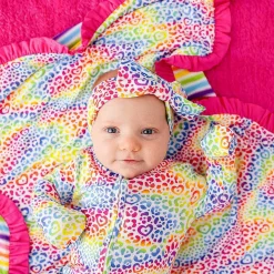 Posh Peanut Ruffled Luxette Patoo® Blanket Online