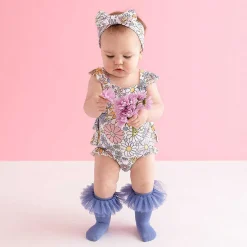 Posh Peanut Ruffled Strap Bubble Romper Discount