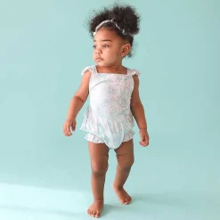 Posh Peanut Ruffled Strap Bubble Romper Online