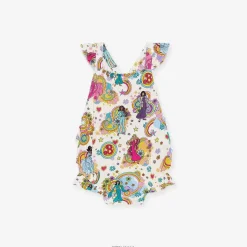 Posh Peanut Ruffled Strap Bubble Romper Flash Sale