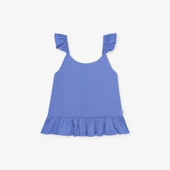 Posh Peanut Ruffled Tank New