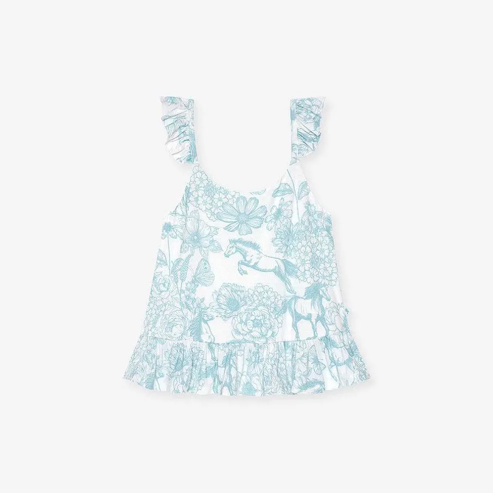 Posh Peanut Ruffled Tank Fashion