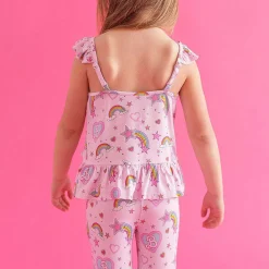 Posh Peanut Ruffled Tank Discount