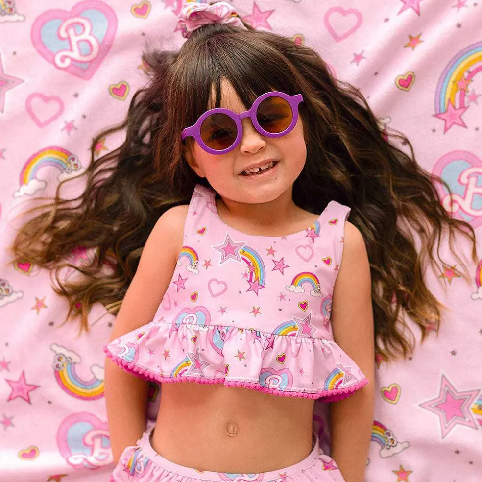 Posh Peanut Ruffled Tankini Two Piece Swimsuit Fashion