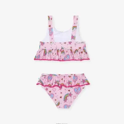 Posh Peanut Ruffled Tankini Two Piece Swimsuit Fashion