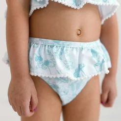 Posh Peanut Ruffled Tankini Two Piece Swimsuit Cheap
