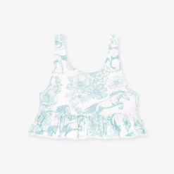 Posh Peanut Ruffled Tankini Two Piece Swimsuit Cheap