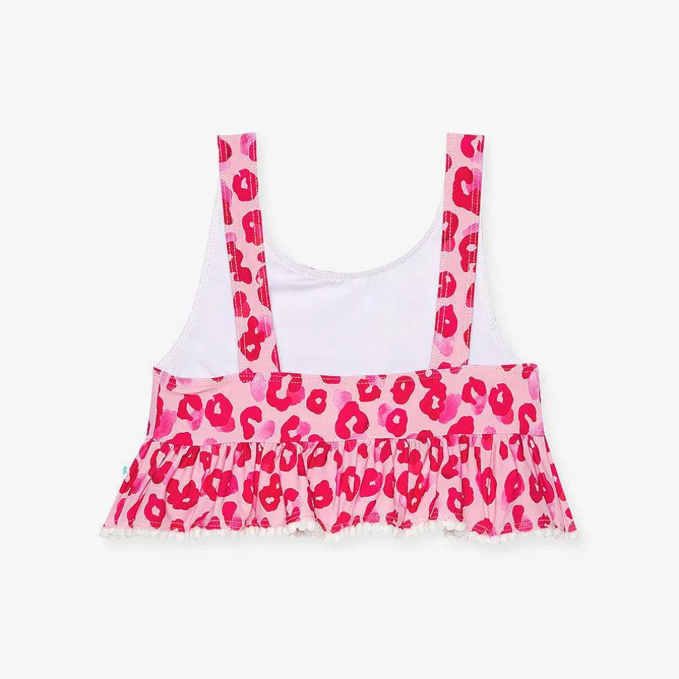 Posh Peanut Ruffled Tankini Two Piece Swimsuit Best Sale