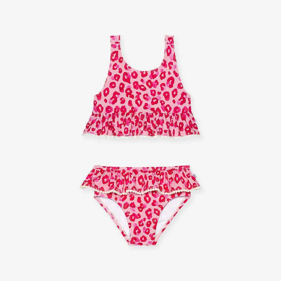 Posh Peanut Ruffled Tankini Two Piece Swimsuit Best Sale
