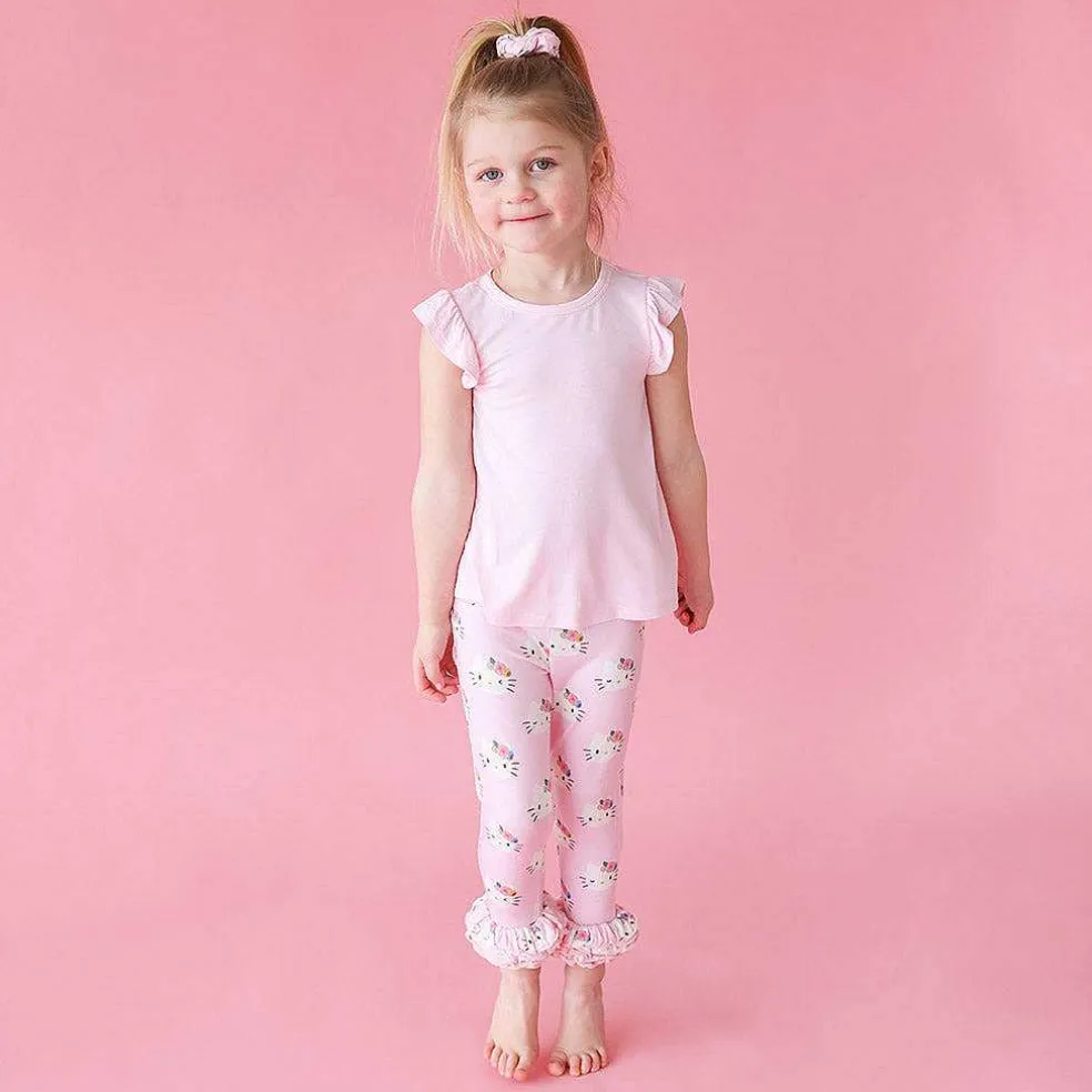 Posh Peanut Ruffled Tee Flash Sale