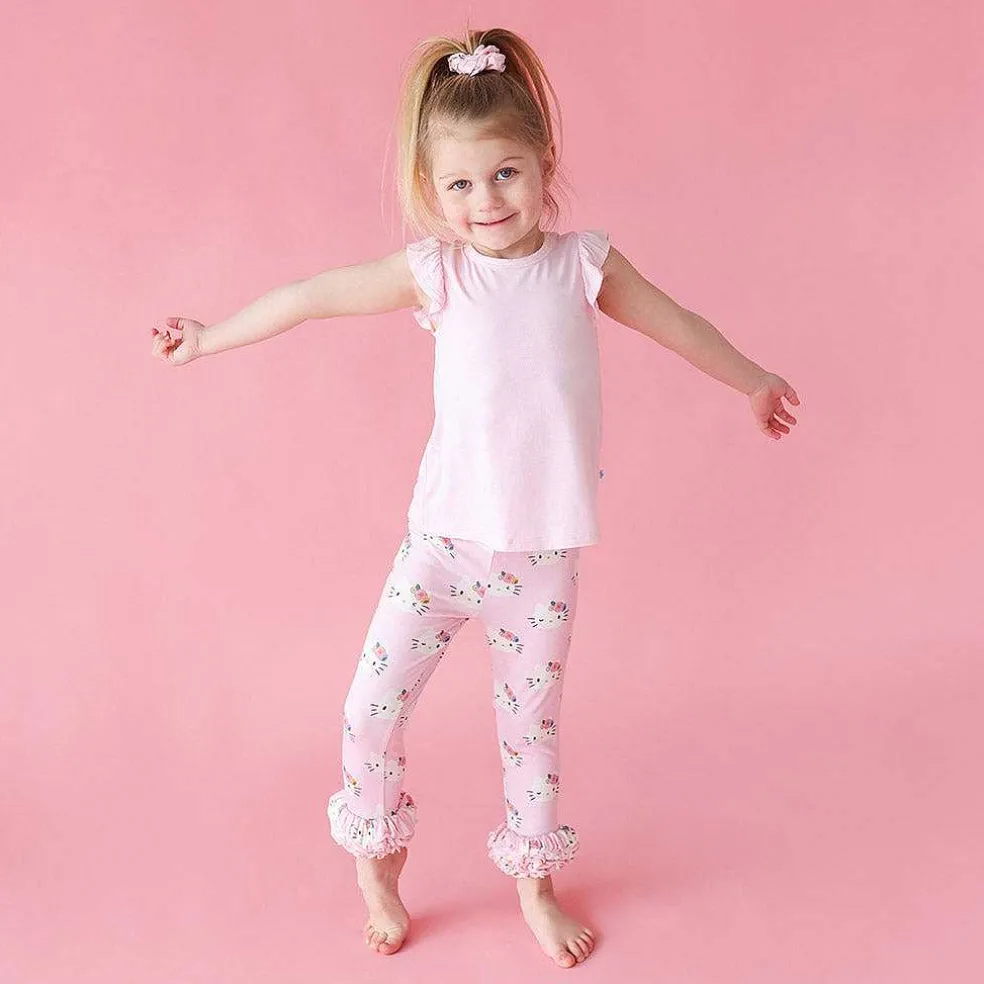 Posh Peanut Ruffled Tee Flash Sale