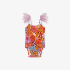 Posh Peanut Ruffled Tulle Sleeveless Bodysuit Store