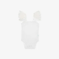 Posh Peanut Ruffled Tulle Sleeveless Bodysuit Hot