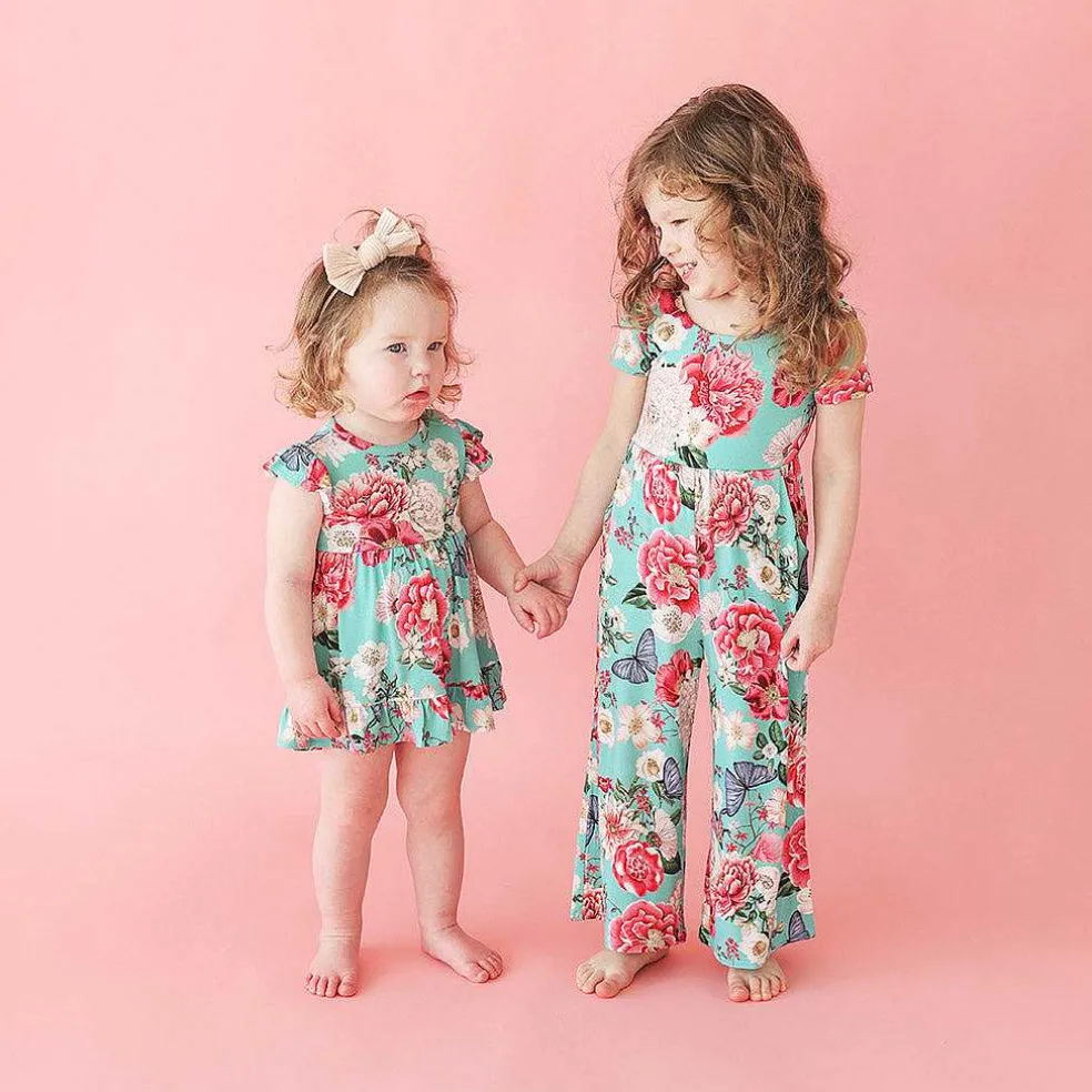Posh Peanut Ruffled Twirl Bodysuit Dress Outlet