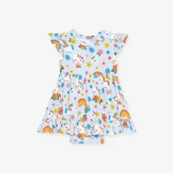 Posh Peanut Ruffled Twirl Bodysuit Dress Flash Sale