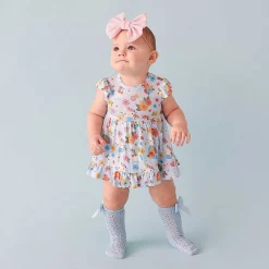 Posh Peanut Ruffled Twirl Bodysuit Dress Flash Sale