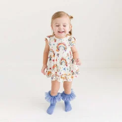 Posh Peanut Ruffled Twirl Bodysuit Dress Shop