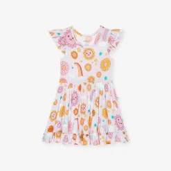 Posh Peanut Ruffled Twirl Dress Cheap