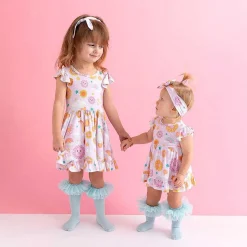 Posh Peanut Ruffled Twirl Dress Cheap