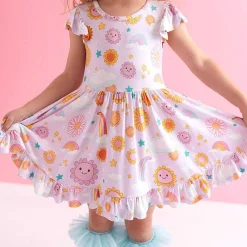 Posh Peanut Ruffled Twirl Dress Cheap