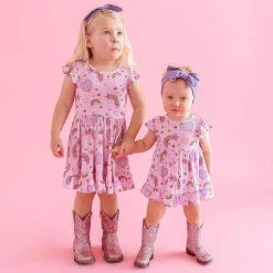 Posh Peanut Ruffled Twirl Dress Cheap
