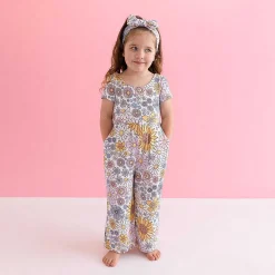 Posh Peanut Scoop Back Jumpsuit New