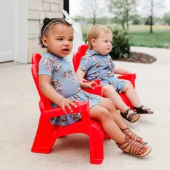 Posh Peanut Short Sleeve Collared Henley Shortall Flash Sale