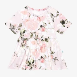 Posh Peanut Short Sleeve Peplum Ruffled Bummie Set Best