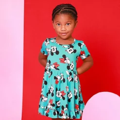 Posh Peanut Short Sleeve Ruffled Twirl Dress Sale